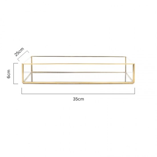 Glass Tray Large